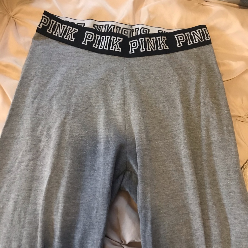 LOVE PINK gray leggings